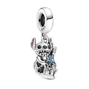 Stitch on Tower necklace